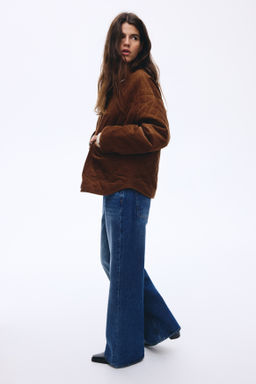 Chaqueta oversize de pana con dise?o guateado - H&m фото 6