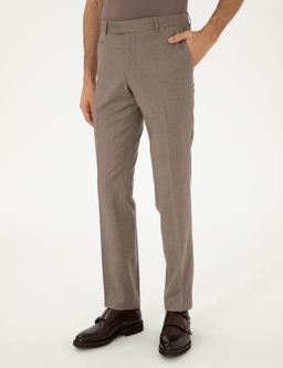 Брюки из светло-коричневой ткани узкого кроя - Cacharel фото 2