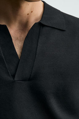 POLO PUNTO REGULAR FIT / Negro - Zara фото 5