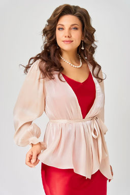 Блуза FITA 20763 пудра