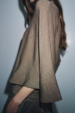 ASYMMETRIC CAPE TOP - Zara фото 3