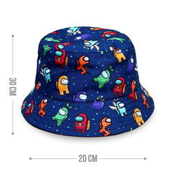 Панама детская для мальчика «Космос», синяя, р-р 52-54