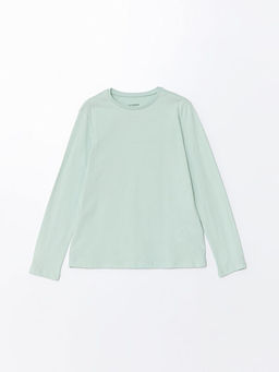 Bisiklet Yaka K?z ?ocuk Ti??rt