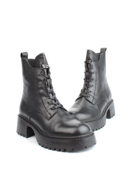 04-M3-1478 BLACK Ботинки зимние женские (натуральная кожа, натуральный мех)