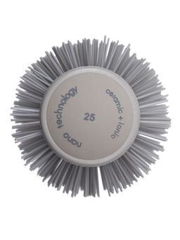 Kristaller Термобрашинг для укладки волос / Ceramic + Ionic TG-X27/25, 25 мм, серый