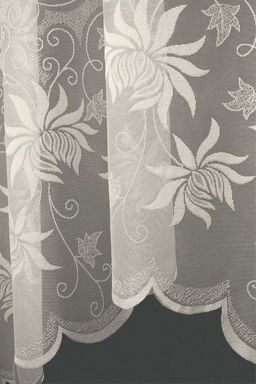 238370/180, ОРХИДЕИ, размеры 180 см высота х 400 см ширина, КРЕМОВАЯ, на универсальной ленте - Haft фото 3