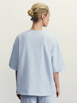 Футболка оверсайз из футера / Zarina  фото 5