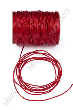 Шнур вощеный 1,5 мм*100 ярд (SF-3295) красный