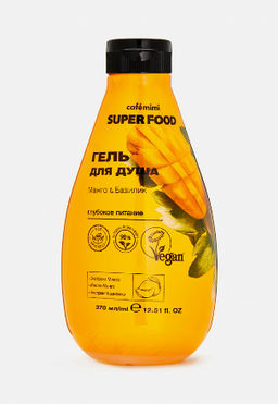 КАФЕ КРАСОТЫ le Cafe Mimi SUPER FOOD Гель/душ Манго&Базилик 370мл