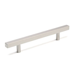 Ручка-рейлинг квадрат CAPPIO, м/о 128 мм, L=200 мм, нержавеющая сталь