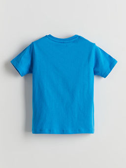 Bisiklet Yaka Erkek ?ocuk ?ortlu Pijama Tak?m?