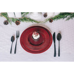 Набор столовых приборов Magistro Эсквайр, 4 предмета, нержавеющая сталь, чёрный  фото 6