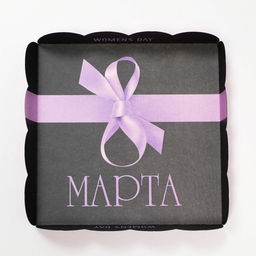 Цена за 5 шт. Коробка для печенья С 8 Марта, 15?15?3 см