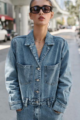 MONO Z1975 LARGO DENIM / Azul medio - Zara фото 3