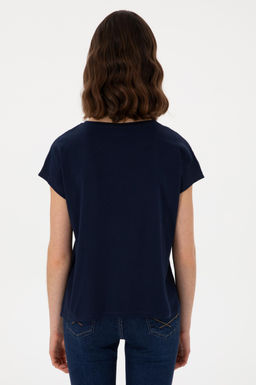 Kad_n Lacivert Ti__rt Sepette S_rpriz _ndirim - U.s. polo assn фото 5