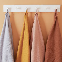 Полотенце муслиновое LoveLife, 50*90 см, корица, 100% хл, 3-сл, 180 гр/м2  фото 8