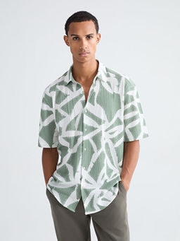 Regular Fit Desenli Erkek G?mlek