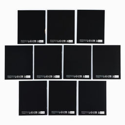 Тетради предметные, 48 л., набор из 10 шт., блок №1, софт тач лам, уф лак Силуэт - Artfox study фото 4