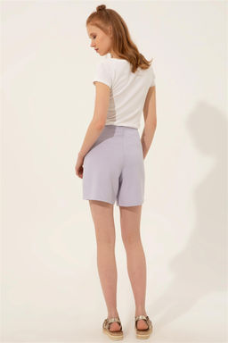 Женские сиреневые вязаные шорты Неожиданная скидка в корзине - U.s. polo assn фото 4