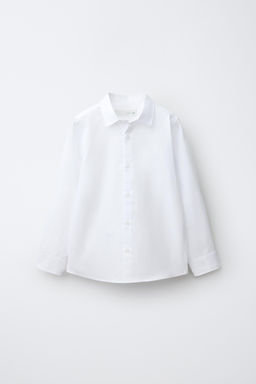CAMISA LISA TRAJE / Blanco