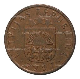 1 сантим 1997 года Латвия