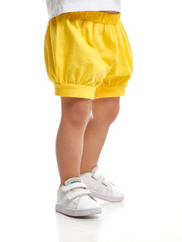 Шорты для девочки UD 1714 желтый - Mini maxi фото 6