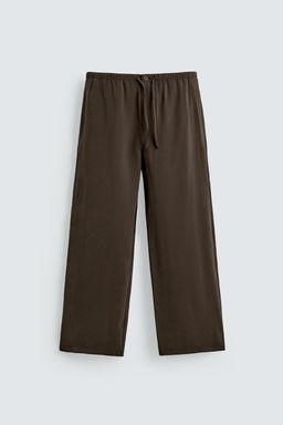 RELAXED FIT FLOWING TROUSERS - Zara фото 17