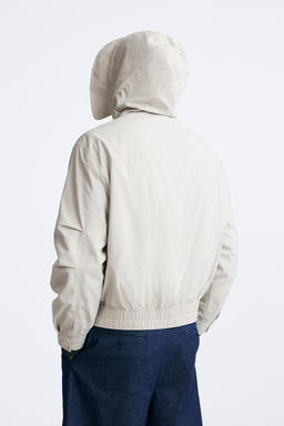 COTTON JACKET WITH HOOD - Zara фото 3