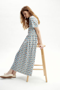 ЕВТ 5070/гардения,турецкий глаз платье жен