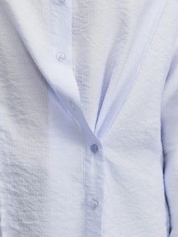 Рубашка асимметричного кроя из вискозы / Zarina фото 8