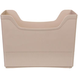 Органайзер - лоток для хранения на колесиках "ИДЕАДОМА", цвет бежевый, 33.6*17.2*25.2см