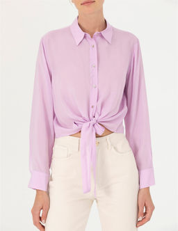 Lila Regular Fit Uzun Kollu G_mlek - Pierre cardin фото 6