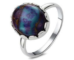 Кольцо, бирюза аризонская, СПН4196