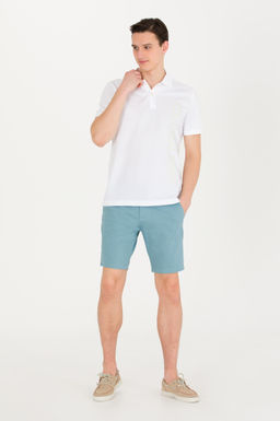 U. S. Polo Assn Мужская белая футболка с воротником-поло - U.s. polo assn фото 4