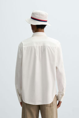 REGULAR FIT SHIRT WITH POCKET - Zara фото 3