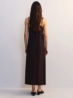 Сарафан изо льна с декоративными бусинами ZR2605012903-27 / Zarina