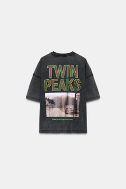 TWIN PEAKS METALLIC PRINT T-SHIRT - Zara фото 4