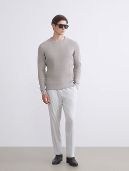 Bisiklet Yaka Erkek Triko Kazak