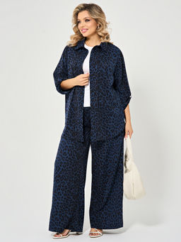 Брюки 0259-1 синий топаз