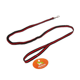 Поводок амортизирующий, 1,2-1,6 м х 1,5 см, чёрно-красный - Пижон фото 3