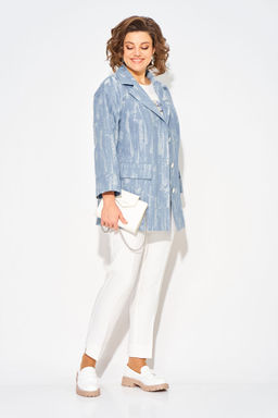 Жакет Liliana 1505 джинс меланж