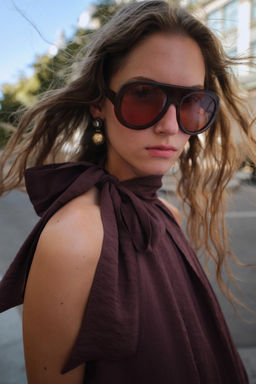 BOW DETAIL PUFF TOP - Zara фото 10