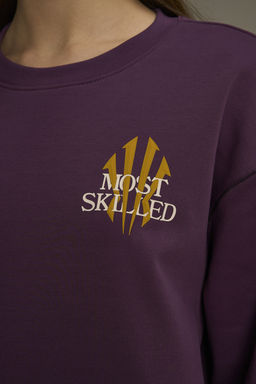 Свитшот утепленный Фиолетовый