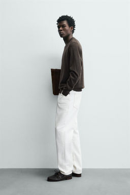 JERSEY REGULAR FIT LANA / marr?n vigor? - Zara фото 4