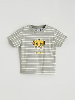 Aslan Kral Bask?l? Erkek Bebek Ti??rt ve ?ort