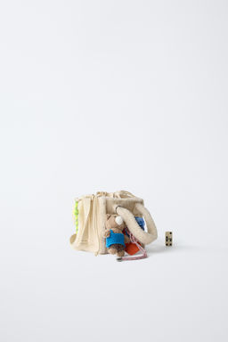 FAUX SHEARLING CROSSBODY BAG WITH CHARM - Zara фото 12