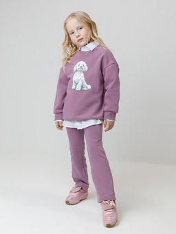 КР 400871/лиловый 3220 к649 брюки для дев