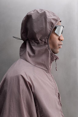 REFLECTIVE WINDCHEATER JACKET - Zara фото 5