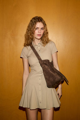 VESTIDO CORTO CAMISERO / Cuerda - Zara фото 2