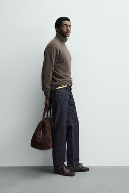 100% WOOL HIGH NECK JUMPER